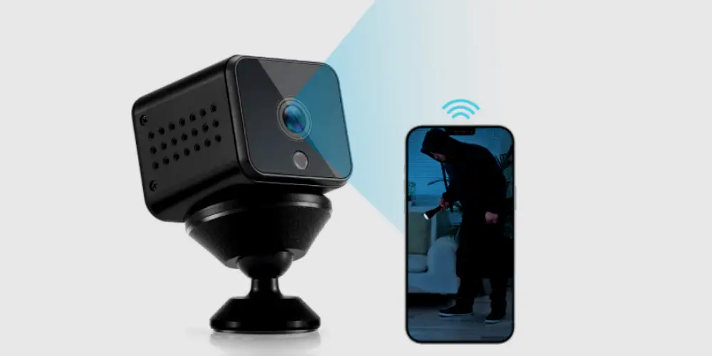 Spy Camera Mini WiFi Hidden Camera HAOHUNT HD 1080P