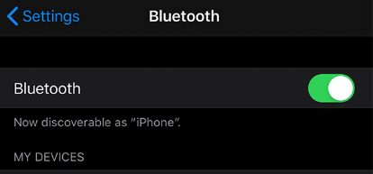 iphone bluetooth pairing