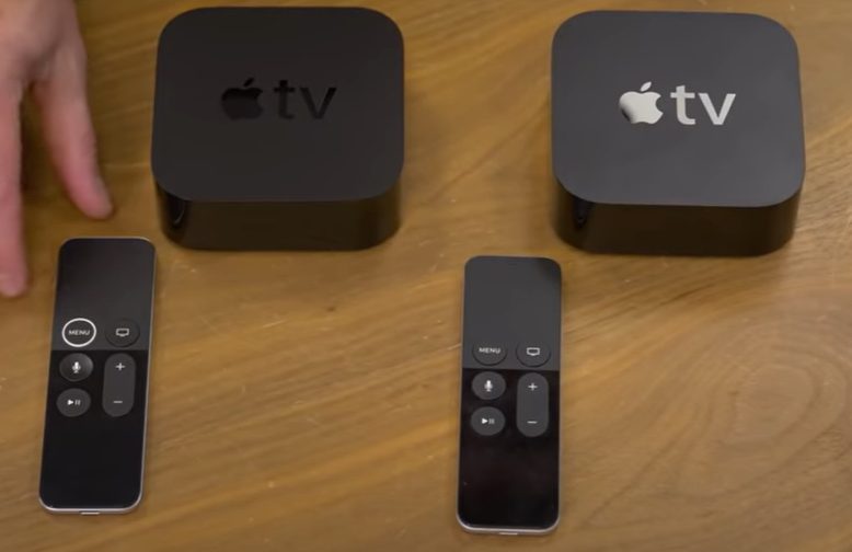 apple tv box and remote control