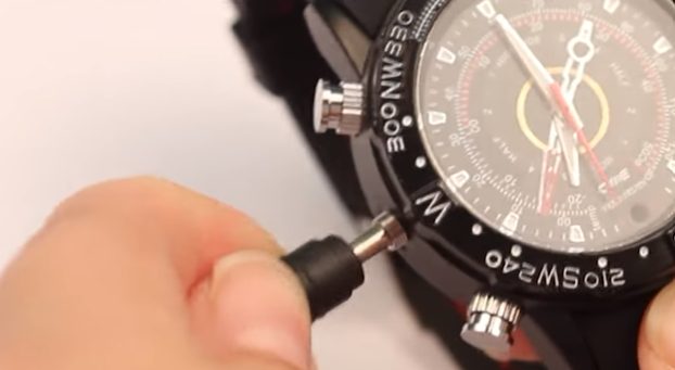 charging the battery of a spy watch