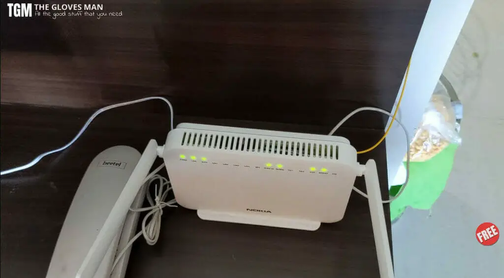 connecting landline phone to wireless router