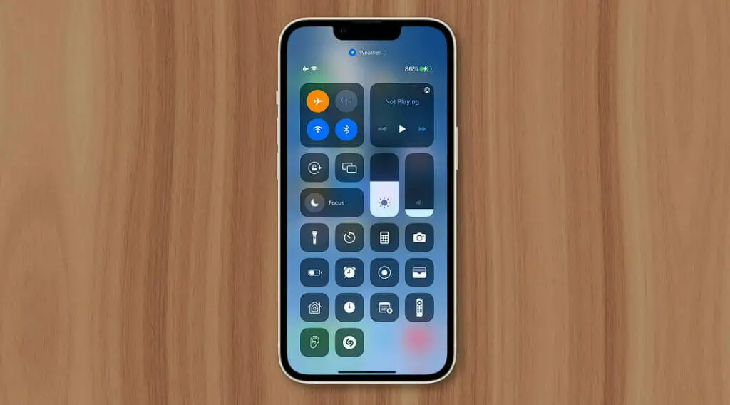 settings and app on an iphone home screen