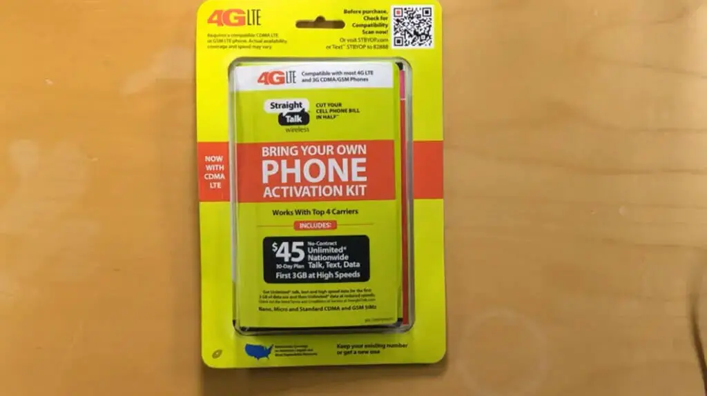 StraightTalk phone activation kit