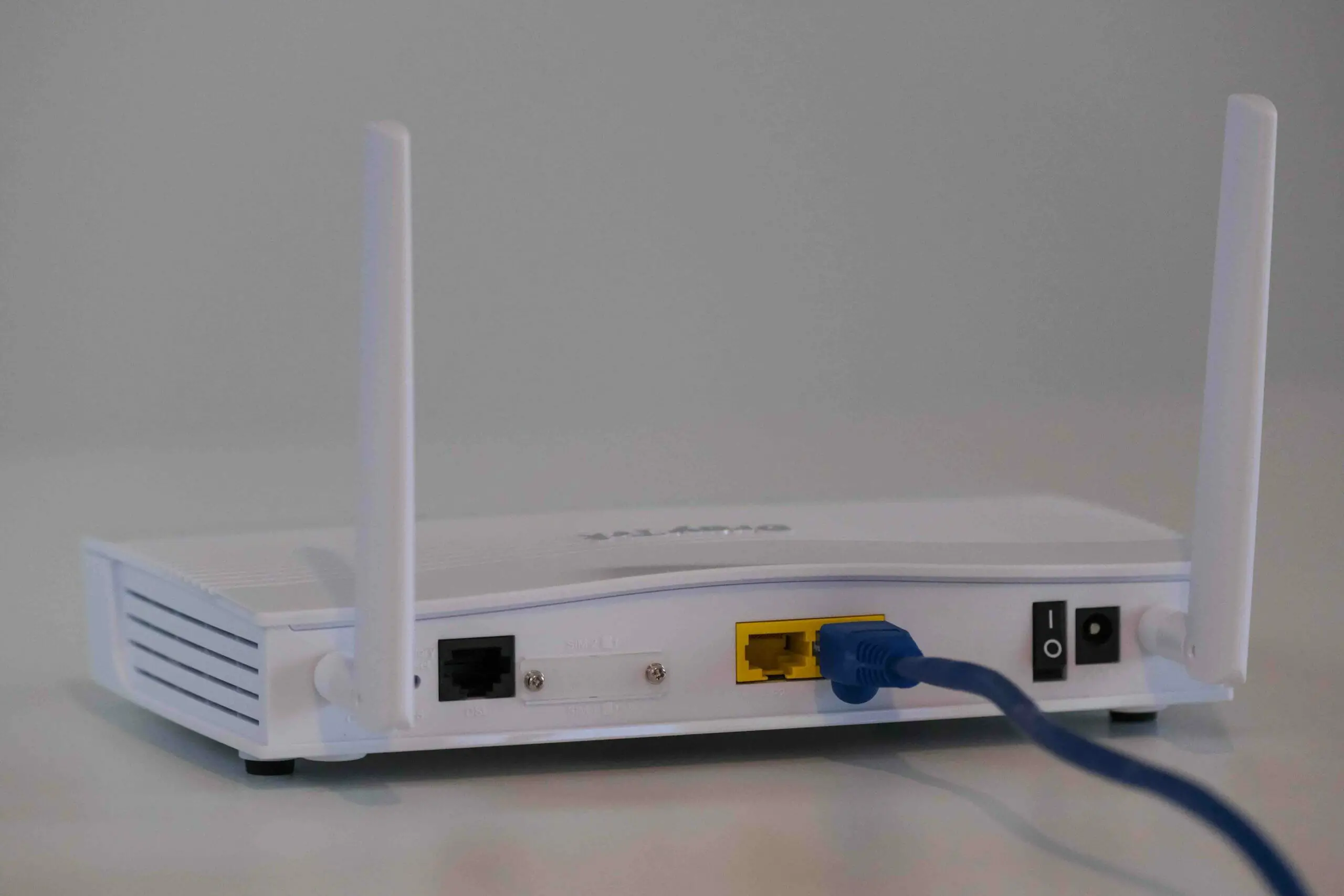 a router with wire