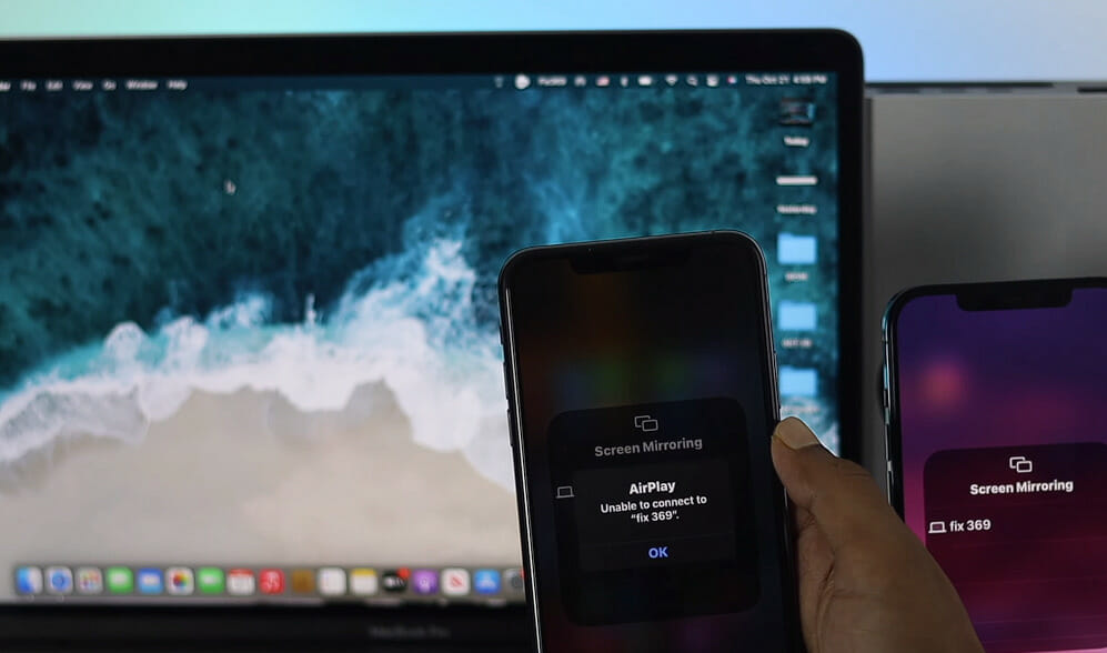 connecting to AirPlay via phone