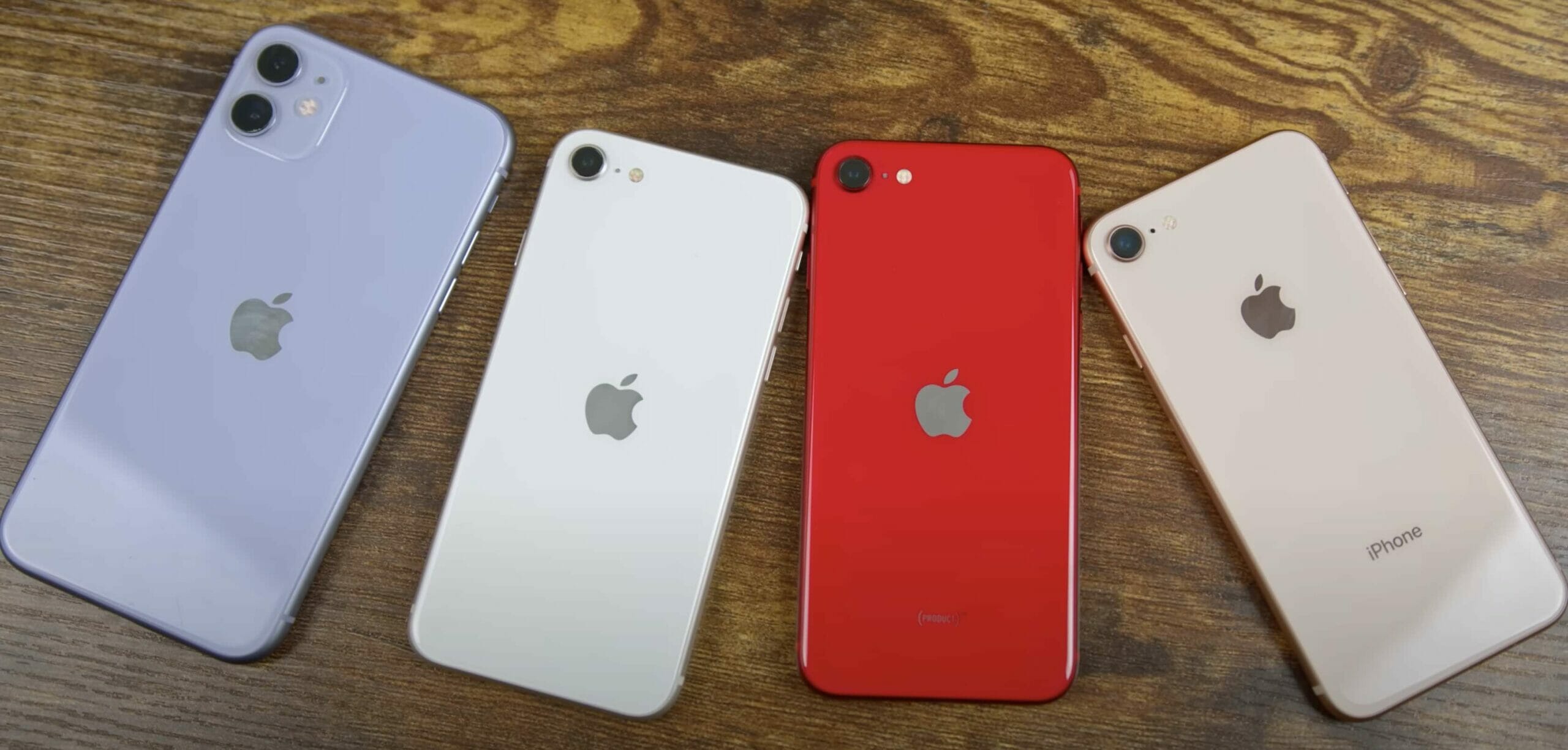 iphoneSE in different colors