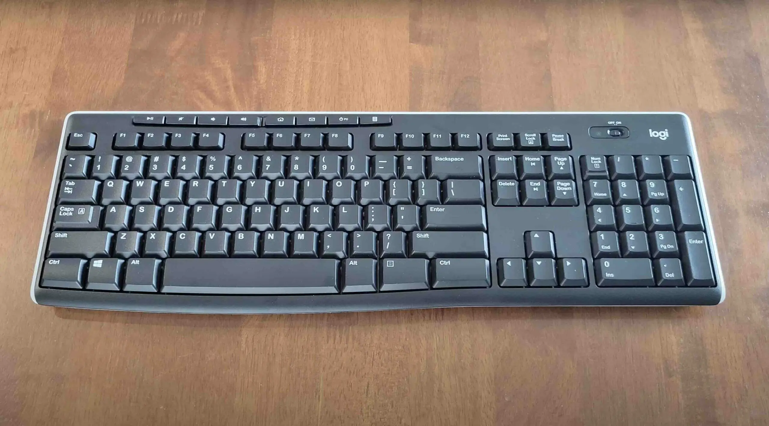 logitech black wireless keyboard