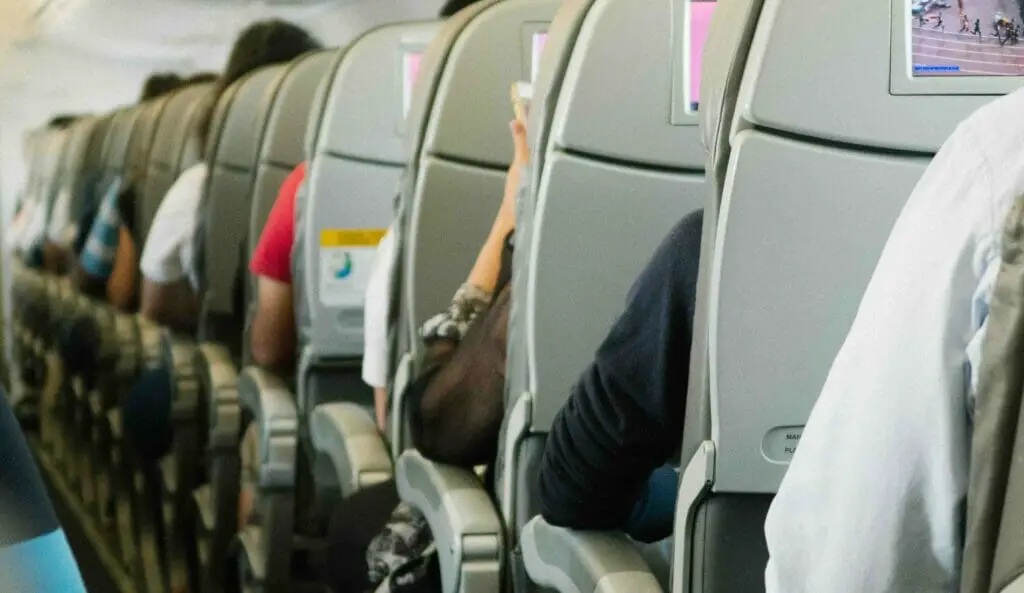 plane with passengers