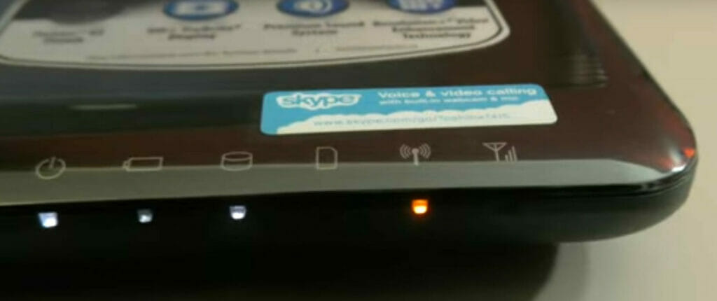 Wi-Fi indicator on a laptop