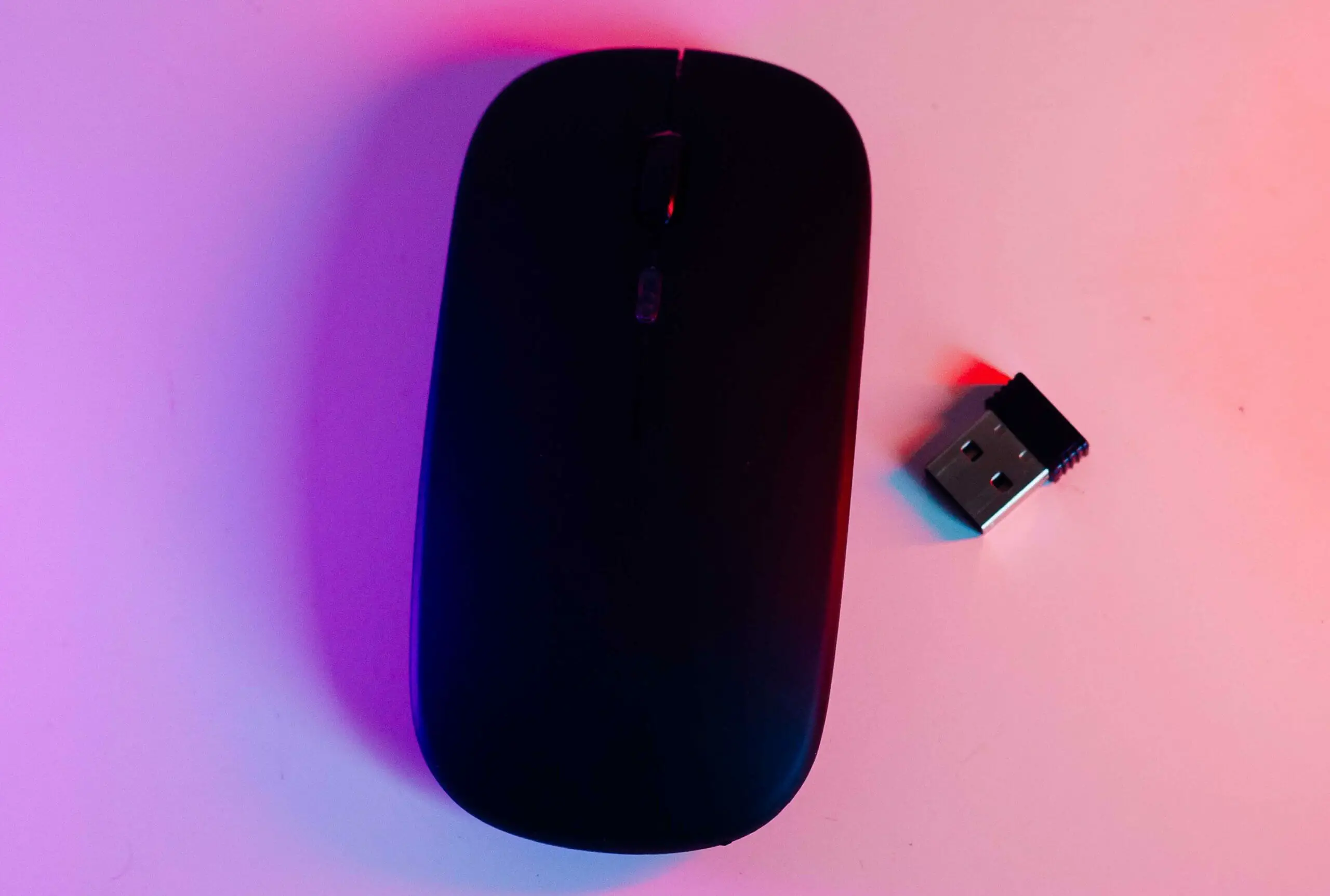 wireless mouse with wireless usb adapter