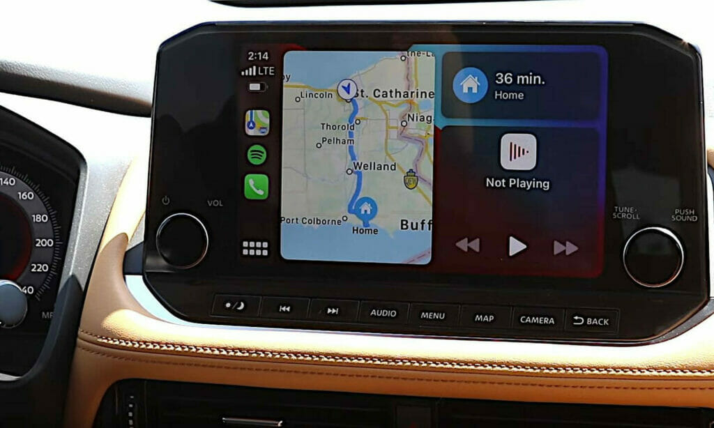 device was connected and can start using Apple CarPlay