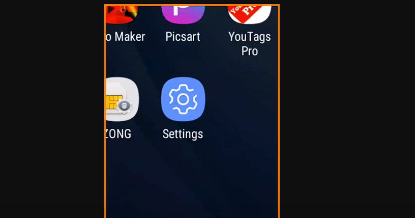 navigate to the 'Settings' menu on your phone