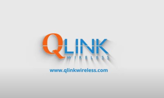 A logo for qlink wireless