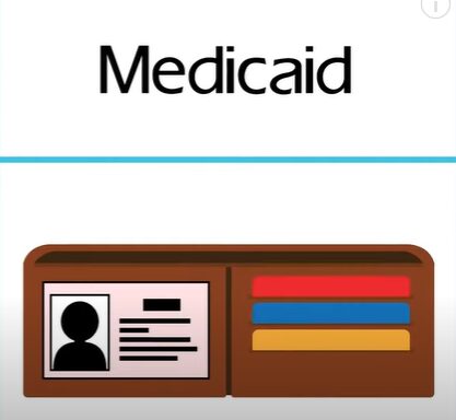 Medicaid icon with a picture of a person's id