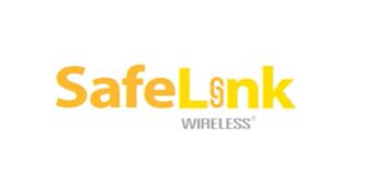 SafeLink wireless logo in a white background