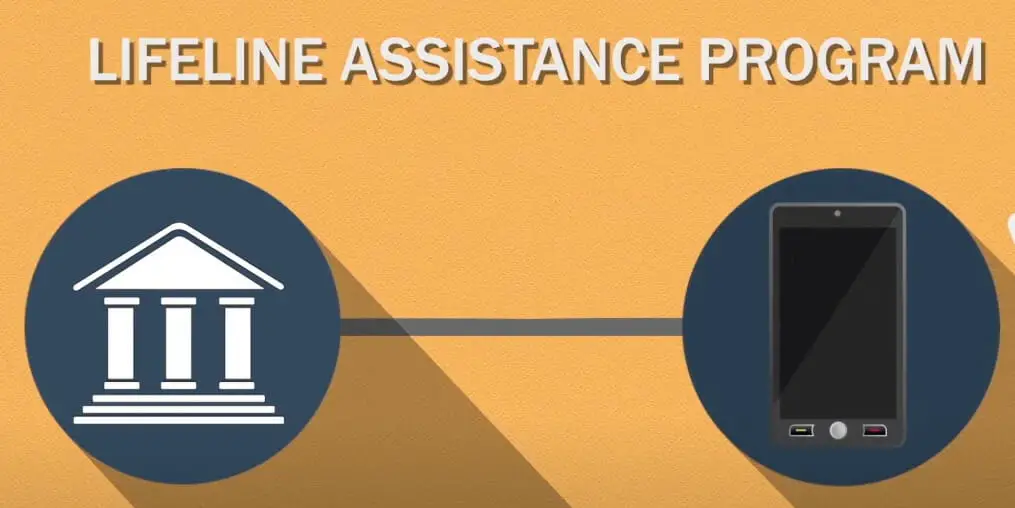 Lifeline Assistance Program banner in yellow background