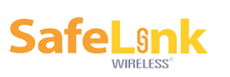 Safelink wireless logo on a white background.