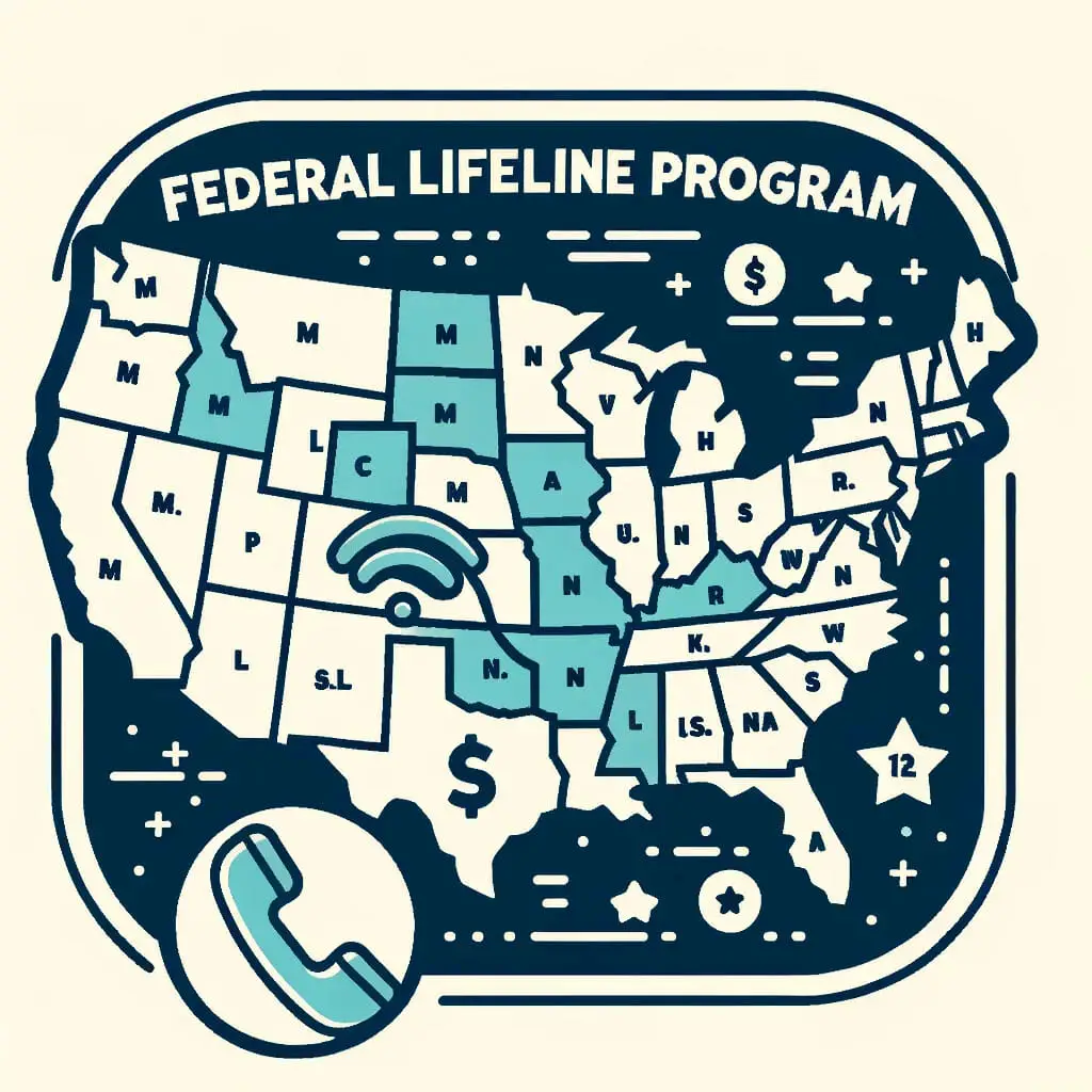 Federal lifeline program banner icon