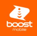 Boost Mobile logo in orange and white